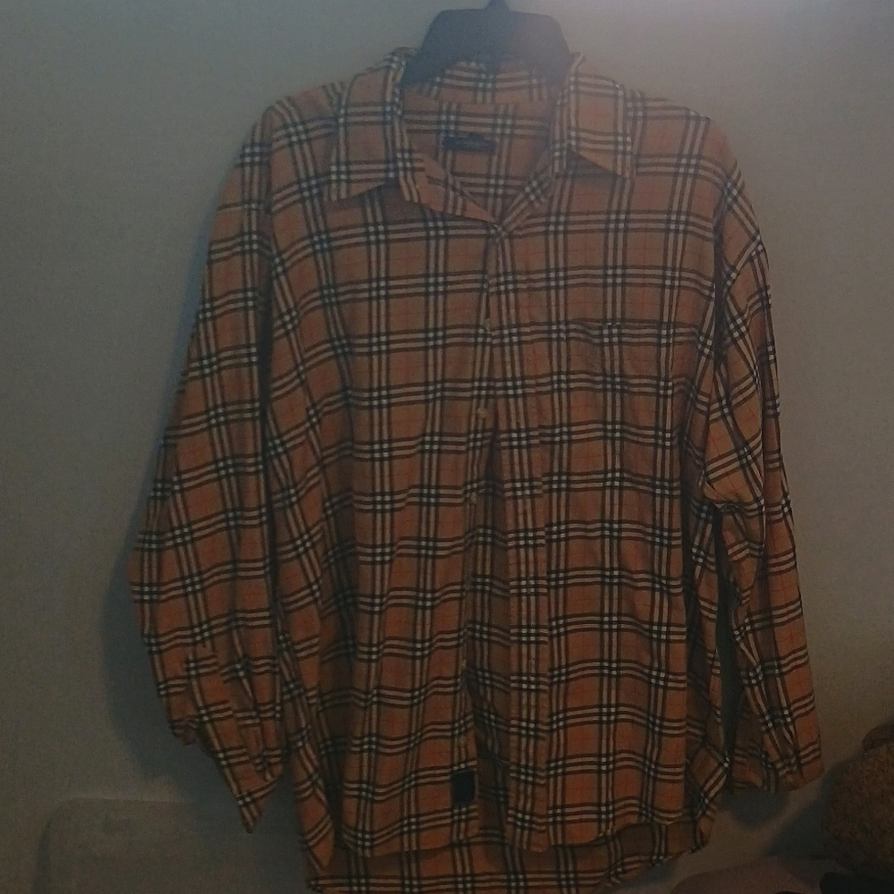 Burberry Long Sleeve Button Up Shirt